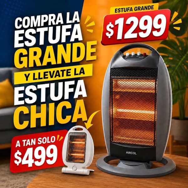 Estufa gde + estufa chica